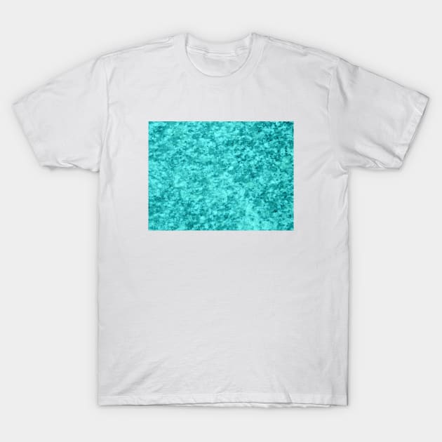 Turquoise Marble Texture T-Shirt by MarbleTextures